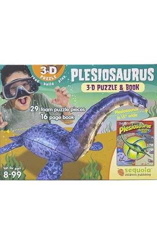 Plesiosaurus 3-D Puzzle & Activity Book